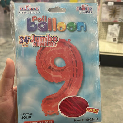 Globo Jumbo “#9” RedShape