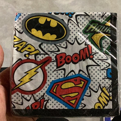 Beverage Napkins JUSTICE LEAGUE (x16u)