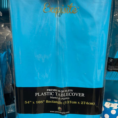 Plastic Table Cover turquoise