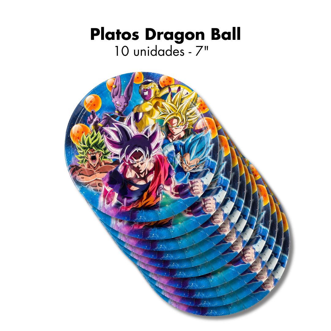 Dragon Ball Z Platos 7" (x10u)