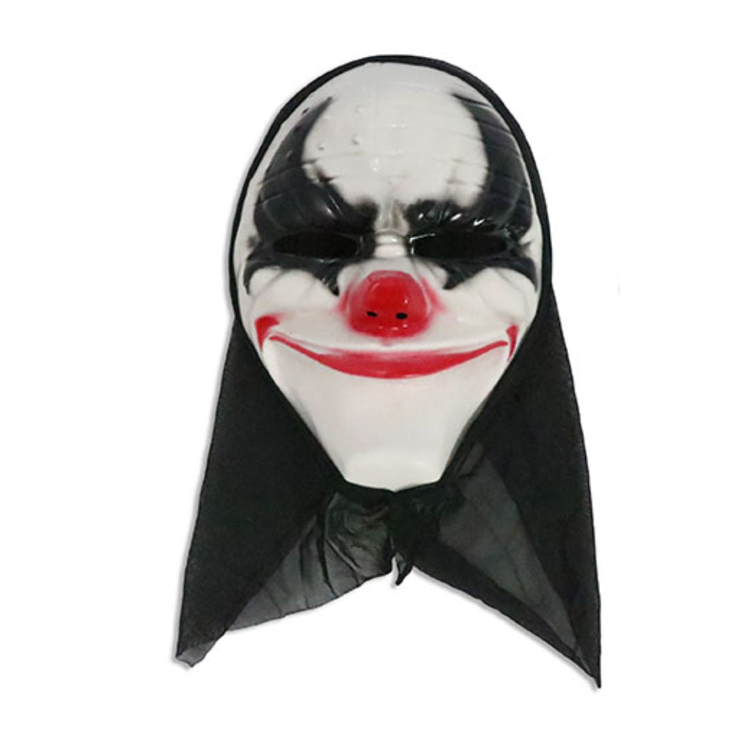 Máscara Clown Creepy con Velo (x1u)