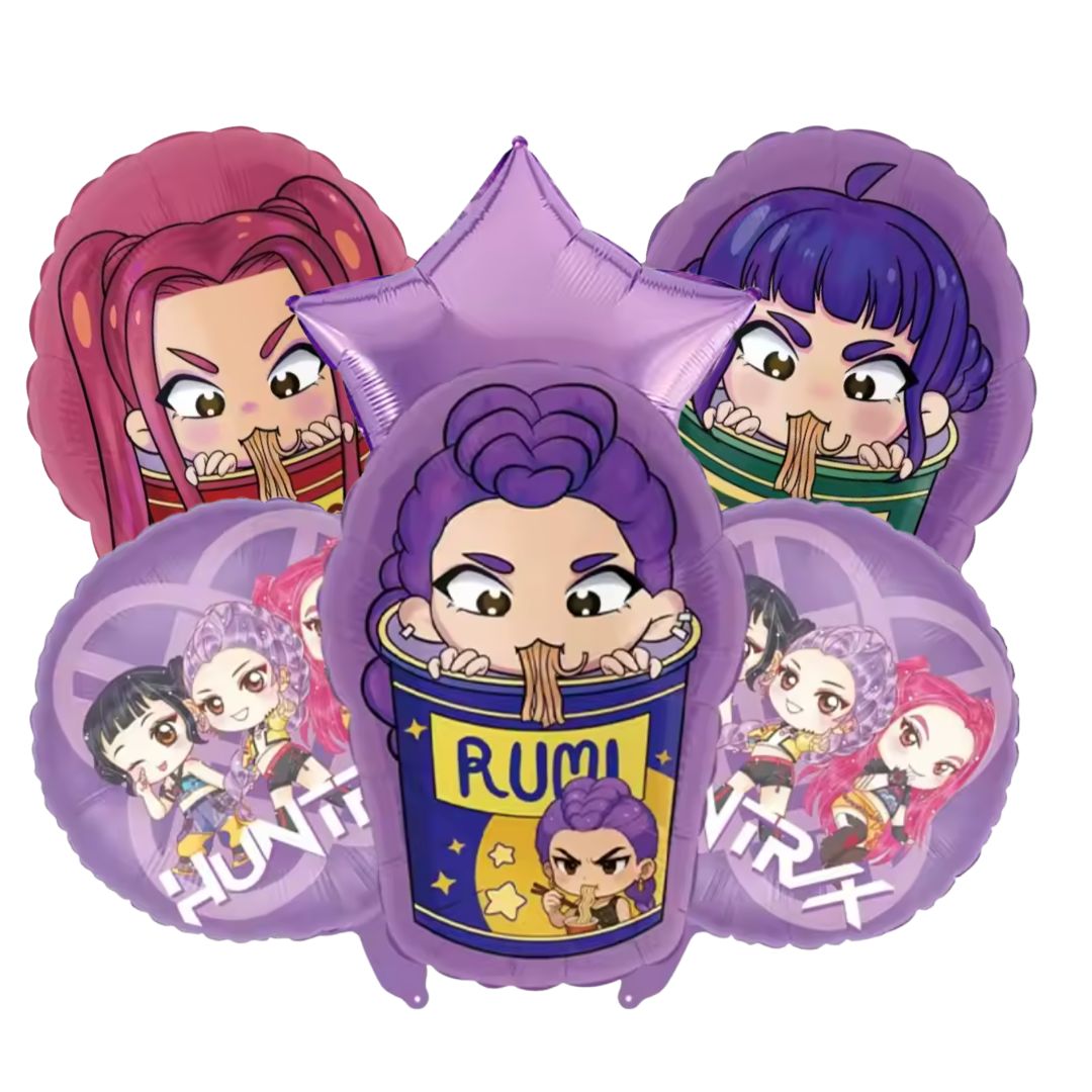 Globos Foil Kpop Demon Hunters Ramen (x1u)