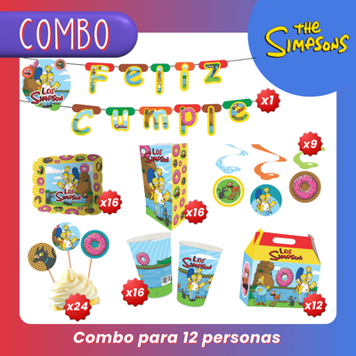 COMBO: Los Simpsons (12 personas)
