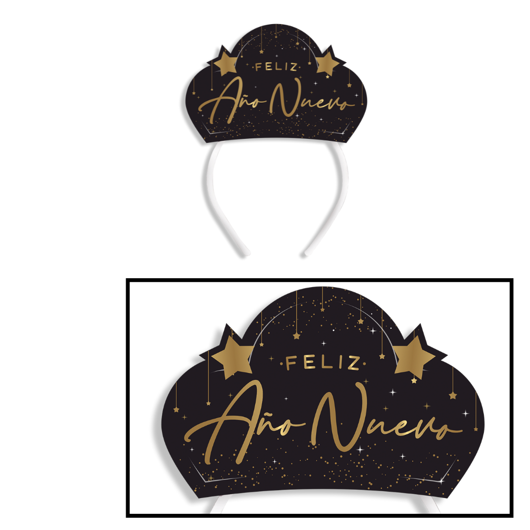 Tiaras Feliz Año Nuevo (x6u)