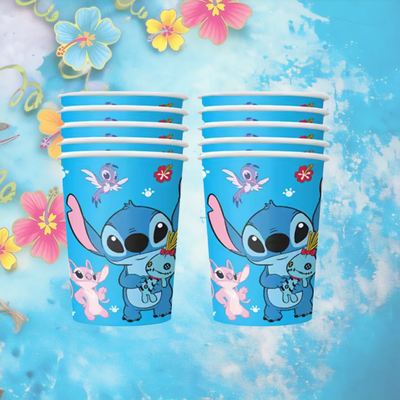Stitch Vasos 9oz (x10u)