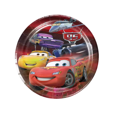 Cars Platos 9"(x10u)