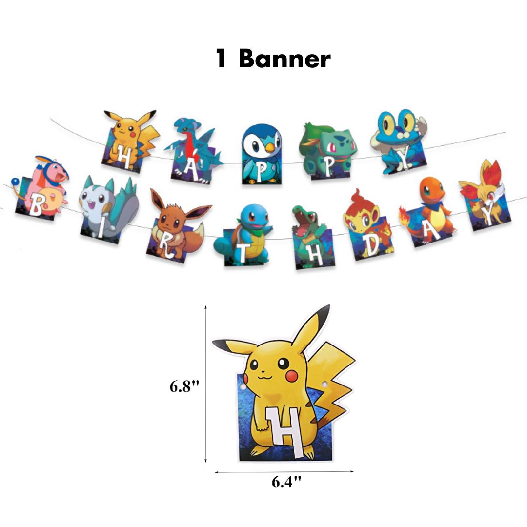 Pokemon Banner Happy Birhtday (x1u)