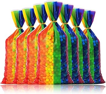 Large Party Bags - Rainbow (x25u)