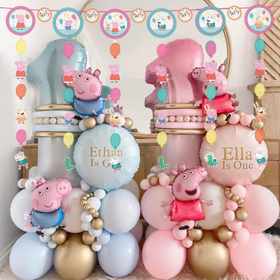 Hanging String Peppa Pig (x5u)