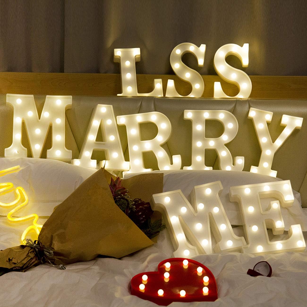 Letras Led Luminosas - 22,5cm.