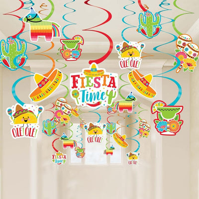 Mexican Fiesta Mega Value Pack Foil Swirls