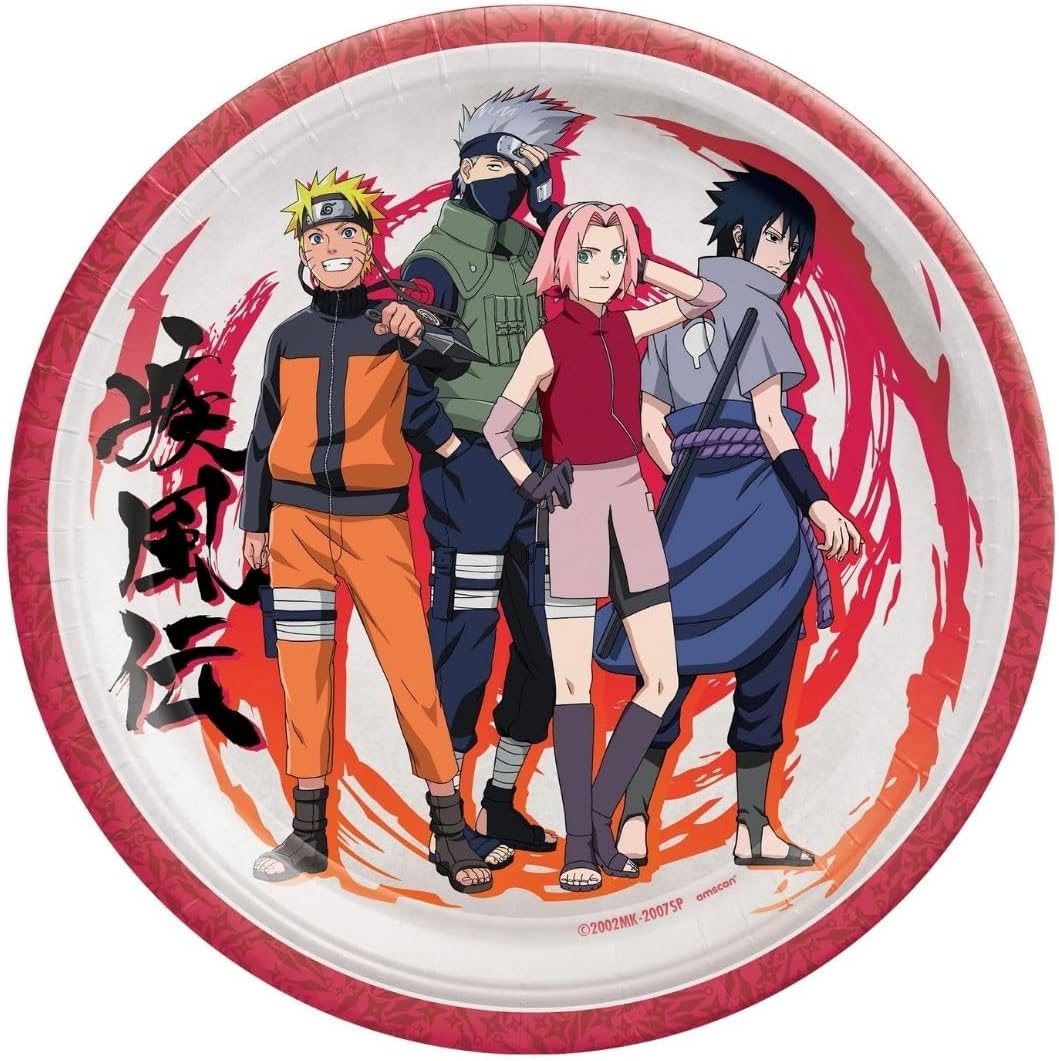 Platos Naruto 9" (x8u)