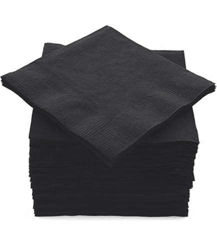 Lunch Napkins Black (x20u)