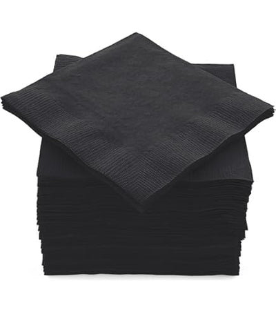 Lunch Napkins Black (x20u)