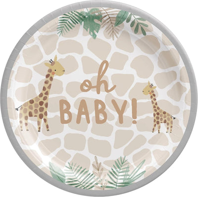 Soft Jungle 7" Round Plates (x8u)