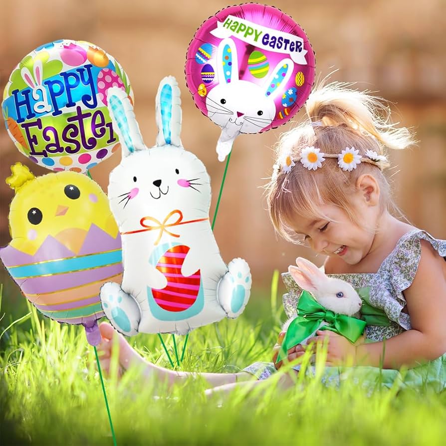 Set de Globos de Pascua (x7u)