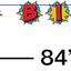 SuperHero Banner "Happy Birthday" 7ft x 6in (x1u)