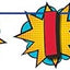 SuperHero Banner "Happy Birthday" 7ft x 6in (x1u)