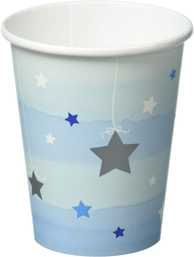 Vasos Blue Little Star 9oz (x8u)