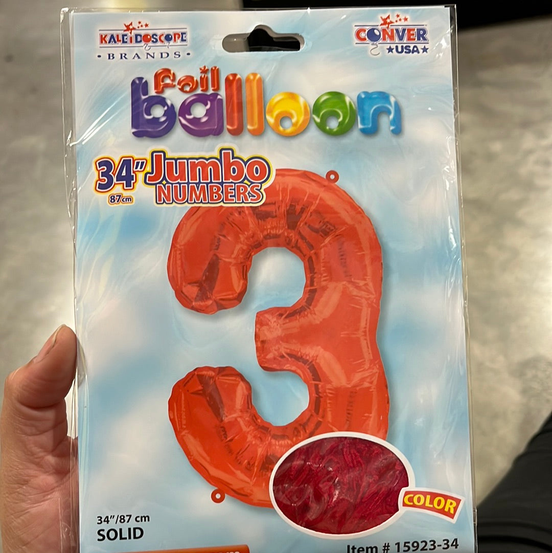 Globo Jumbo “#3” RedShape