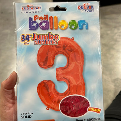 Globo Jumbo “#3” RedShape