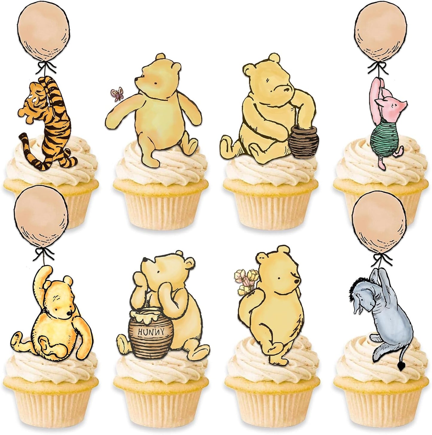 Cupcake Winnie the Pooh (12pcs)