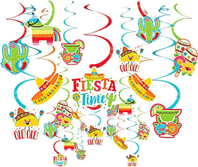 Mexican Fiesta Mega Value Pack Foil Swirls