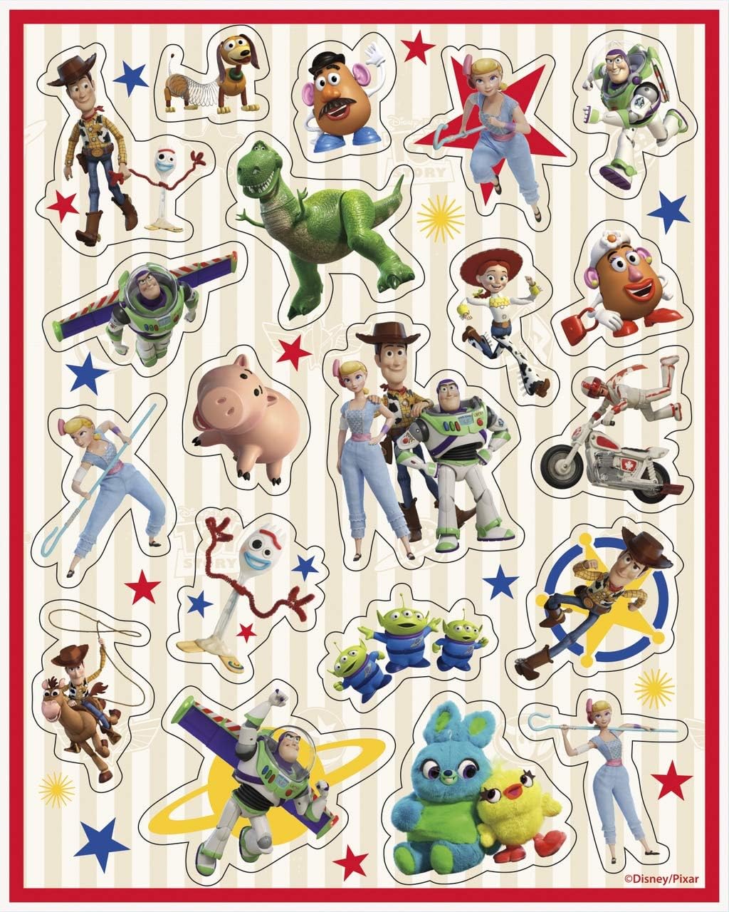 Toy Story Stickers (x4 hojas)