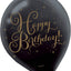 Gold Birthday Latex Balloons 12" (x15u)
