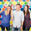 Photobooth Backdrop Colour Dots 6ft (x1u)