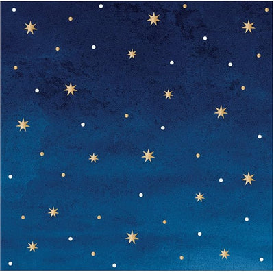 Star Night Beverage Napkins (x24u)