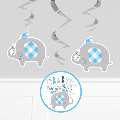 Espirales Decorativos Blue Elephant (x3u)