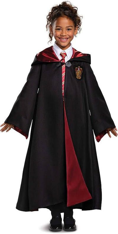 Harry Potter Gryffindor Robe with Golden Embroidery Kids Unisex Costume