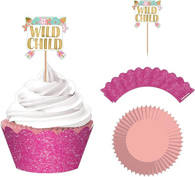 Festival Boho Wild Cupcake Kit (x24u)