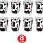 Cow Print Vasos 9oz (x8u)