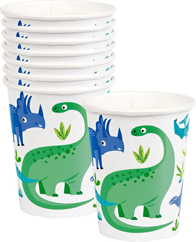 Vasos Dinosaurio 9oz (x8u)