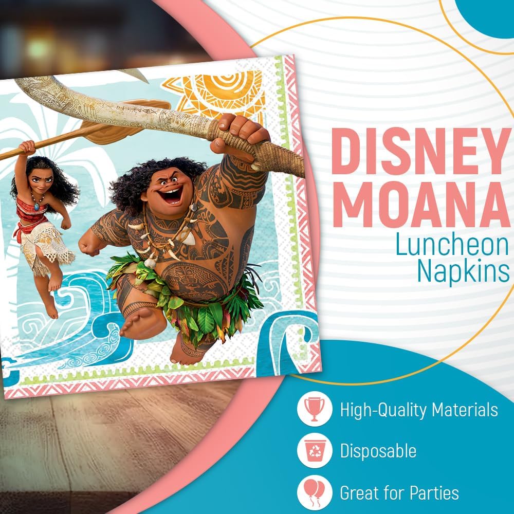 Moana Lunch Napkins (x16u)