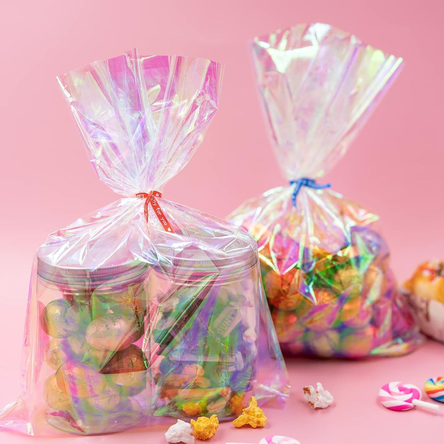 Iridescent Cello Bags 11" x 5" (x10u)