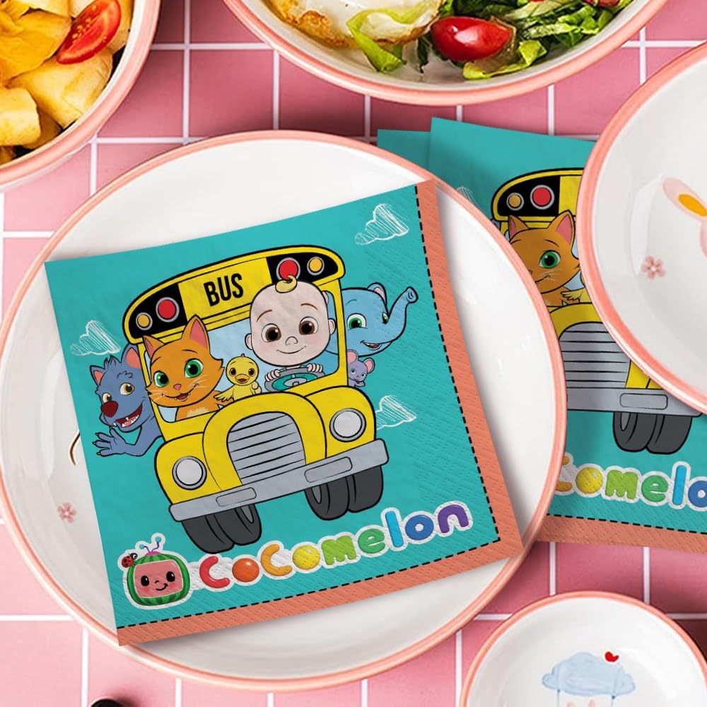 Cocomelon Lunch Napkins (x16u)