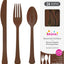 Reusable Cutlery Assortment Brown (x24u)