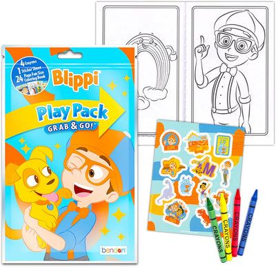 Mini Libro para Colorear - Blippi