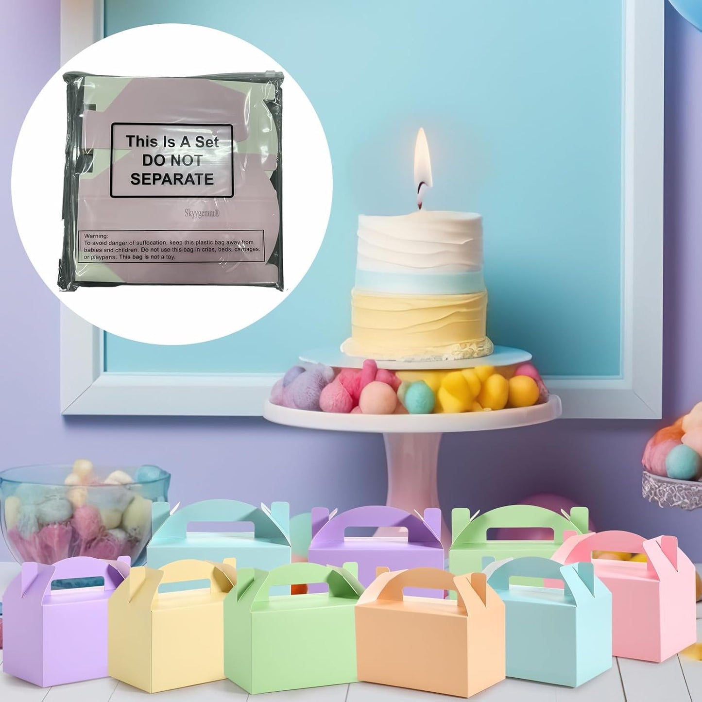 Cookie Boxes Variedad Pastel (x12u)