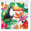 Palm Tropical Beverage Napkins (x16u)