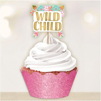 Festival Boho Wild Cupcake Kit (x24u)