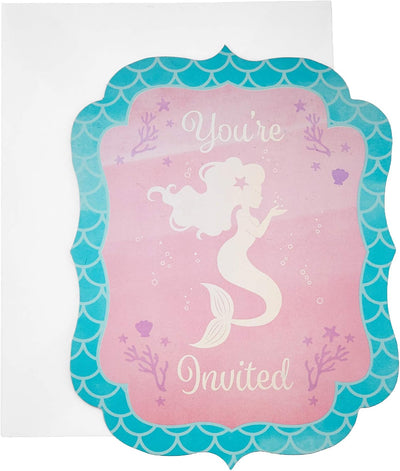 Invitations Mermaid Sirena (x8u)