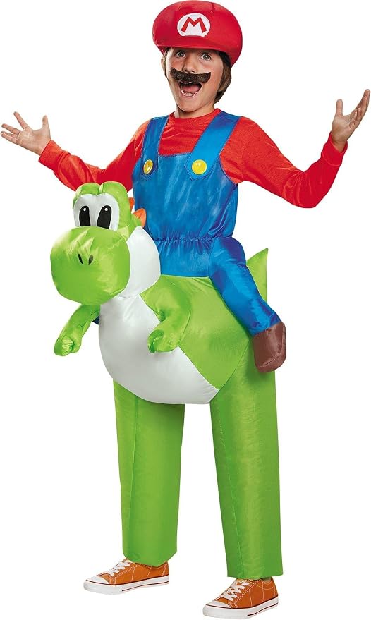 Mario Riding Yoshi Child Costume