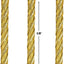 Gold Spiral Birthday Candles (x12u)