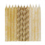 Glitter & Gold Spiral Candles 24pcs