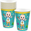 Cocomelon Vasos 9oz (x8u)