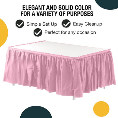 Plastic Skirt 29x 14 Rosa